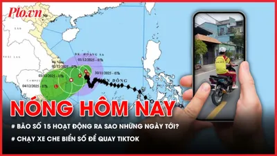 bão số 15, xe che biển số để quay TikTok, sốt xuất huyết, nhiều bệnh truyền nhiễm tiếp tục tăng, 