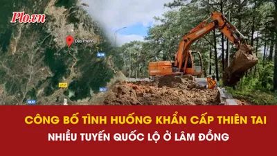 tình huống khẩn cấp thiên tai, đèo Prenn, sạt lở,