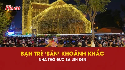 Nhà thờ Đức Bà, lên đèn, giáng sinh