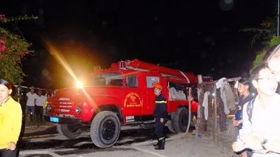 Cháy lớn tại xưởng may, thiệt hại hàng chục tỉ đồng