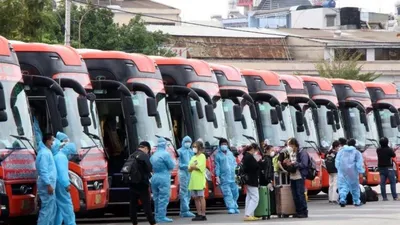 1.500 người dân Phú Yên, Đắk Lắk và Kiên Giang tiếp tục về quê