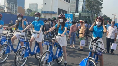 Chính thức khai trương dịch vụ xe đạp công cộng ở TP.HCM