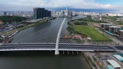 Cầu Thủ Thiêm 2 chính thức khơi thông, kết nối quận 1 và TP Thủ Đức 