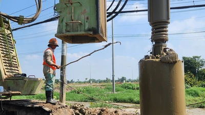 Dự án vành đai 3 được đẩy nhanh tiến độ, thi công xuyên Tết.