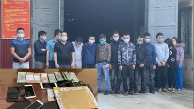 Thanh Hóa: Hàng chục đối tượng đánh bạc bị bắt giữ