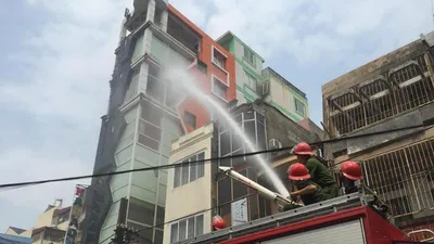 Cháy quán karaoke nổi tiếng ở Hải Phòng