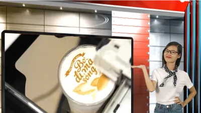 In ảnh lên trà sữa,trào lưu khiến giới trẻ 'phát cuồng'