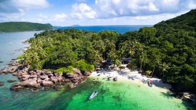 Chiêm ngưỡng Nam Phú Quốc đẹp lộng lẫy từ trên cao