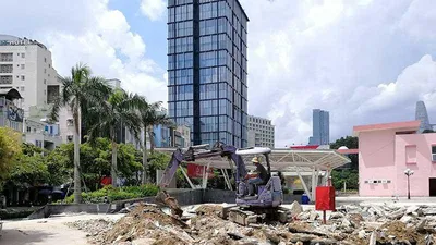 Xử lý các trường hợp lấn chiếm mặt bằng công viên 