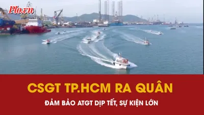 CSGT TP.HCM đồng loạt ra quân giữ gìn trật tự, ATGT cao điểm cuối năm