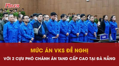 Mức án VKS đề nghị với 2 cựu phó chánh án TAND Cấp cao tại Đà Nẵng