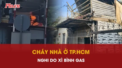 Cháy nhà ở TP.HCM nghi do xì bình gas trong lúc nấu ăn