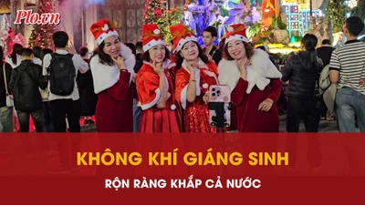 Hàng ngàn người dân cả nước xuống phố đón Giáng sinh an lành