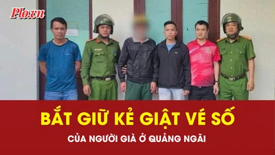 Kẻ giật vé số của người già ở Quảng Ngãi sa lưới sau hơn 5 giờ gây án