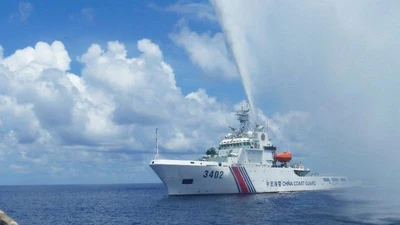 Tàu hải cảnh Trung Quốc. Ảnh: AFP