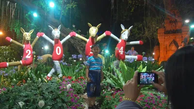 TP.HCM: Người dân đổ ra đường đón giao thừa