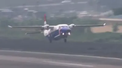 Clip hình ảnh cuối cùng của CASA 212 trước khi gặp nạn