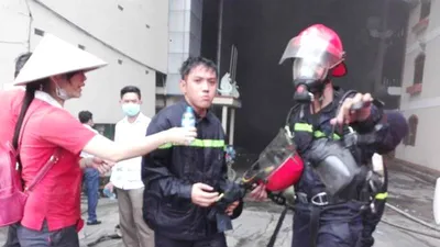 Cận cảnh vụ cháy tại Khu công nghiệp Trà Nóc