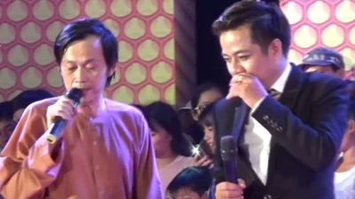 Nghệ sĩ Hoài Linh bị khán giả ném đá khi diễn