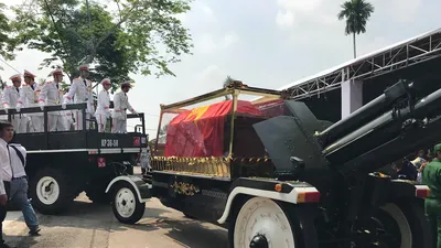 Linh cữu bác Sáu Khải đã về đến quê nhà Củ Chi