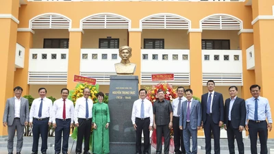Long An: Khánh thành ngôi trường mang tên anh hùng dân tộc Nguyễn Trung Trực