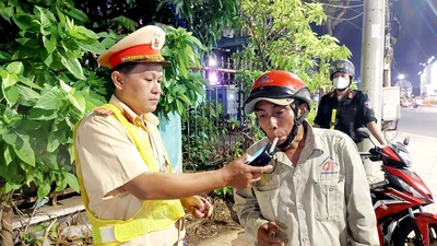 Long An 9 tháng, xử lý hơn 11.000 trường hợp vi phạm nồng độ cồn