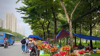Nhộn nhịp hoa tươi trước ngày Phụ nữ Việt Nam