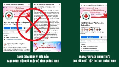 Fanpage giả mạo kêu gọi quyên góp từ thiện cho người bị ảnh hưởng Bão số 3