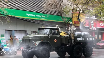 Phun khử trùng toàn TP Hải Phòng để phòng, chống COVID-19