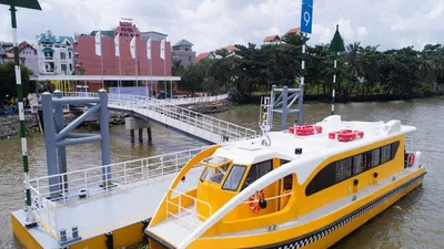 Chạy thử tuyến buýt đường sông đầu tiên của TP.HCM