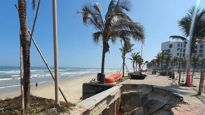 Tìm giải pháp bảo vệ bờ biển Đà Nẵng