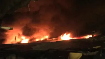 Cháy chợ Bình Long nghi do đốt vàng mã