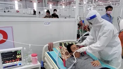 Bên trong khu điều trị F0 ở Bình Dương