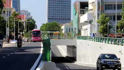 Hầm chui cầu Sông Hàn chính thức thông xe