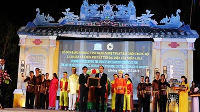 Bài chòi là di sản văn hóa phi vật thể của nhân loại