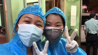 Chùm ảnh đặc biệt về các y bác sĩ Đà Nẵng bị cách ly