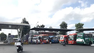 Bến xe khách trung tâm TP. Cần Thơ. Ảnh Hải Dương