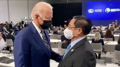 Tại COP26, Thủ tướng Phạm Minh Chính có cuộc gặp với Tổng thống Joe Biden