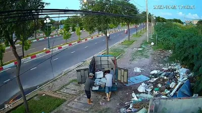 Vũng Tàu phạt nguội chủ xe khi camera an ninh ghi lại cảnh tài xế đổ rác bậy