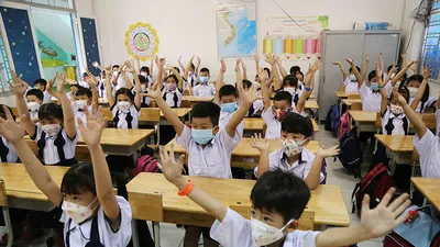 TP.HCM: Hơn 1 triệu học sinh ngày đầu trở lại học trực tiếp 