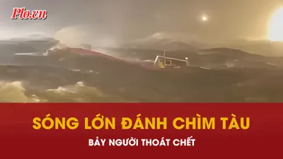 Bão số 13: Bảy người thoát chết trong gang tấc giữa sóng dữ đầm Đề Gi
