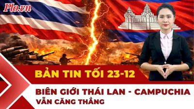  Bản tin tối 23-12: Phút hợp sức giải cứu 1 gia đình trong vụ cháy chợ Xanh ở Hà Nội; Biên giới Thái Lan - Campuchia chưa ngừng tiếng pháo