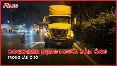 Video: Người đàn ông bị xe container cán chết trên Quốc lộ 1