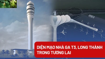 Diện mạo hai nhà ga Long Thành và Tân Sơn Nhất vừa khởi công trong tương lai