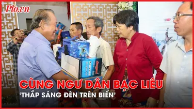 Chương trình 'Cùng ngư dân thắp sáng đèn trên biển' đến với Bạc Liêu