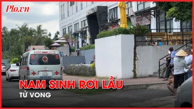 Video: Một sinh viên rơi từ tầng 14 của chung cư xuống đất tử vong