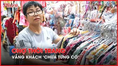 Các chợ thời trang ở TP.HCM vắng ‘chưa từng có’ trong mùa Tết 