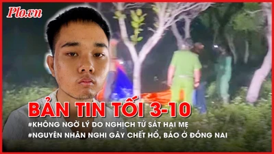 Bản tin tối 3-10: Lý do sát hại mẹ ruột không ngờ của nghịch tử ở Bình Phước; Nguyên nhân nghi gây chết hàng loạt hổ, báo ở Đồng Nai