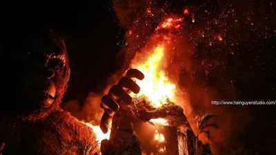 Cháy nổ tại buổi ra mắt phim Kong: Skull Island