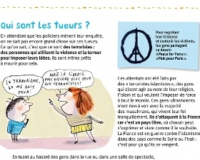 Pháp cho in tờ rơi giải thích vụ khủng bố Paris